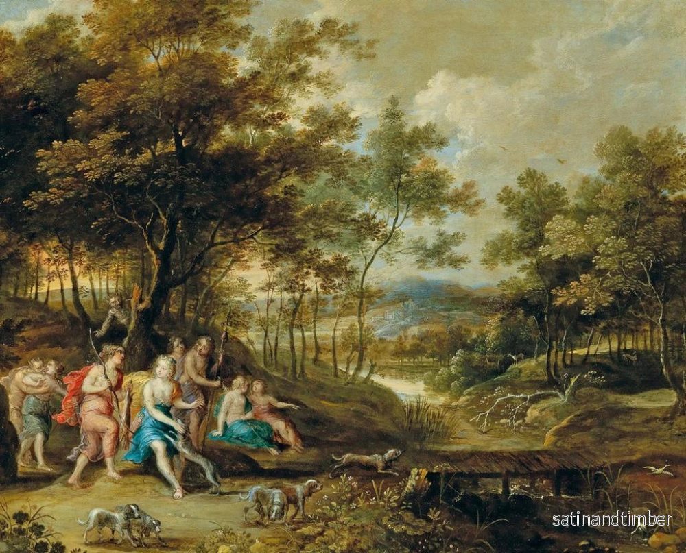 Reproduktion av målningen La déesse Diane chassant - Frans Wouters - Bild 2