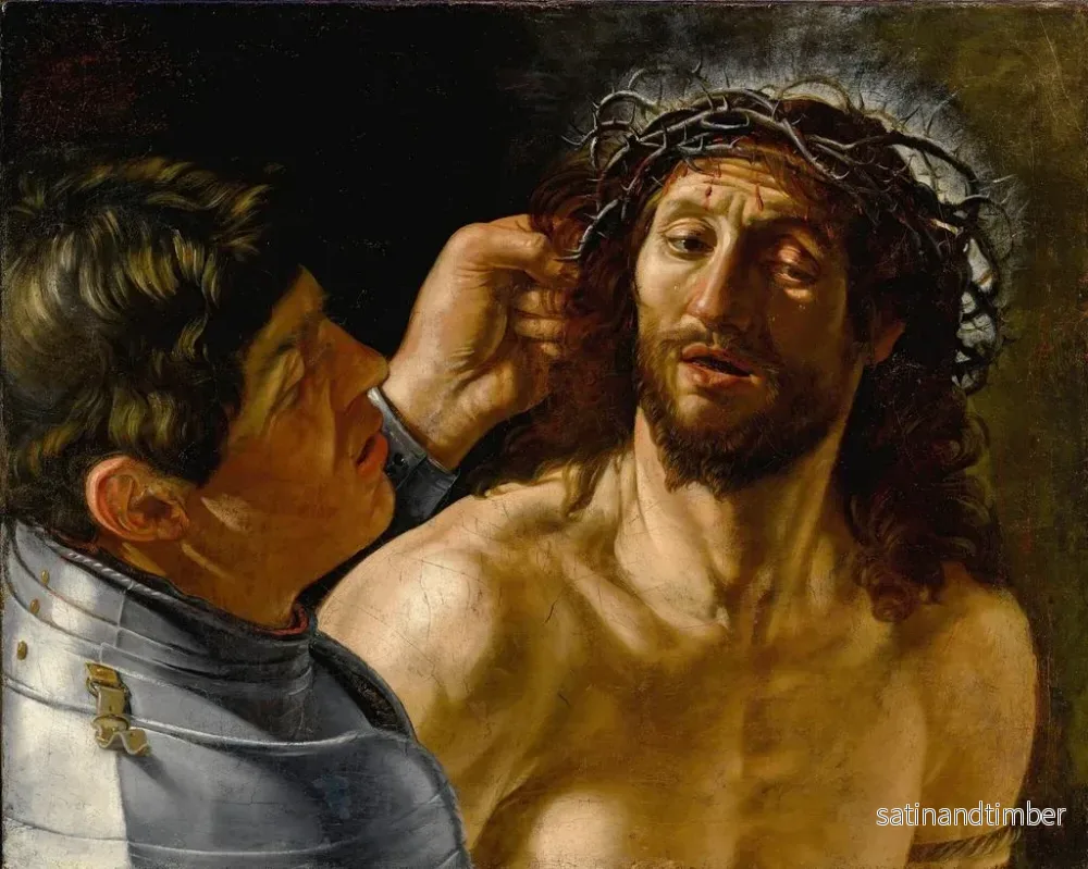 Reproduktion av målningen La Moquerie du Christ - Francesco Boneri - Bild 2