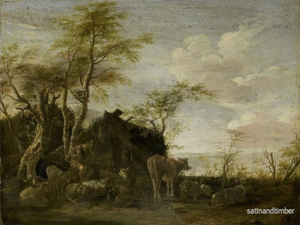 Reproduktion av målningen En herdehydda - Paulus Potter - Bild 2