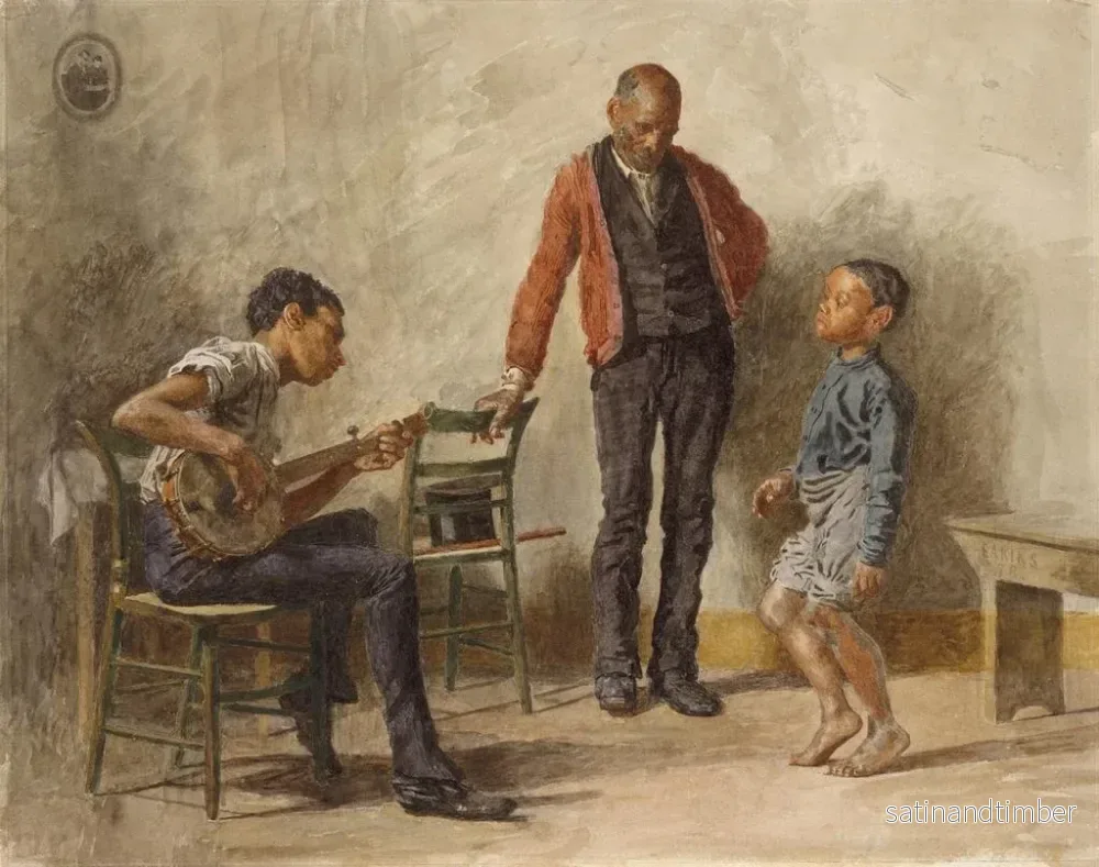 Reproduktion av målningen La leçon de danse - Thomas Eakins - Bild 2