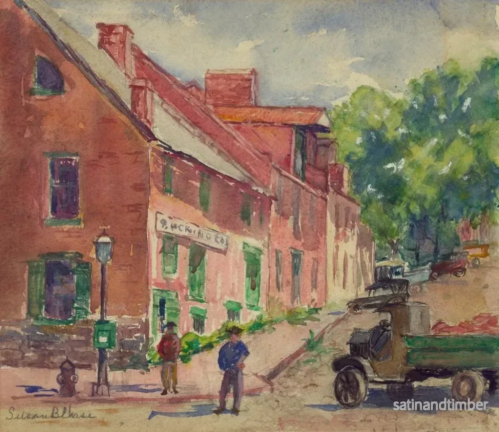 Reproduktion av målningen Vieux Georgetown DC - Susan Brown Chase - Bild 2