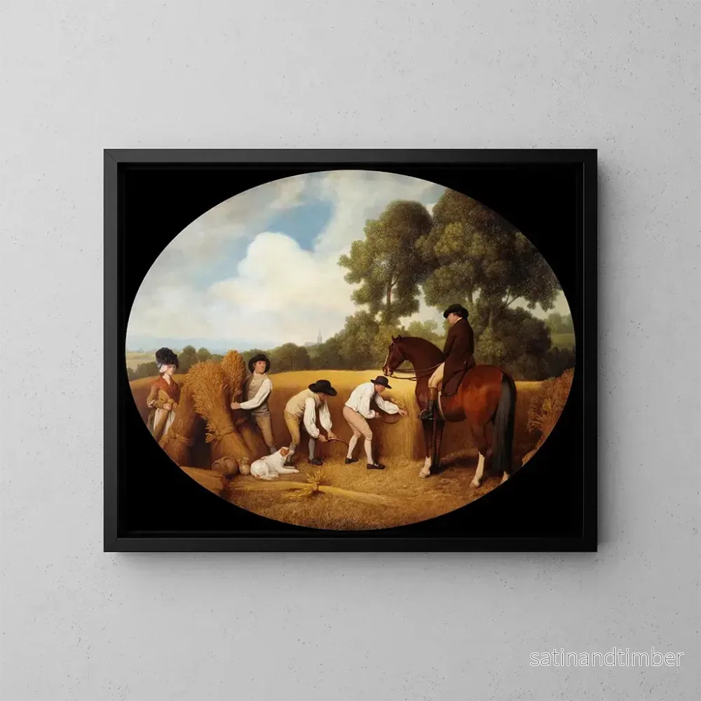 Reproduktion av målningen Moissonneurs - George Stubbs