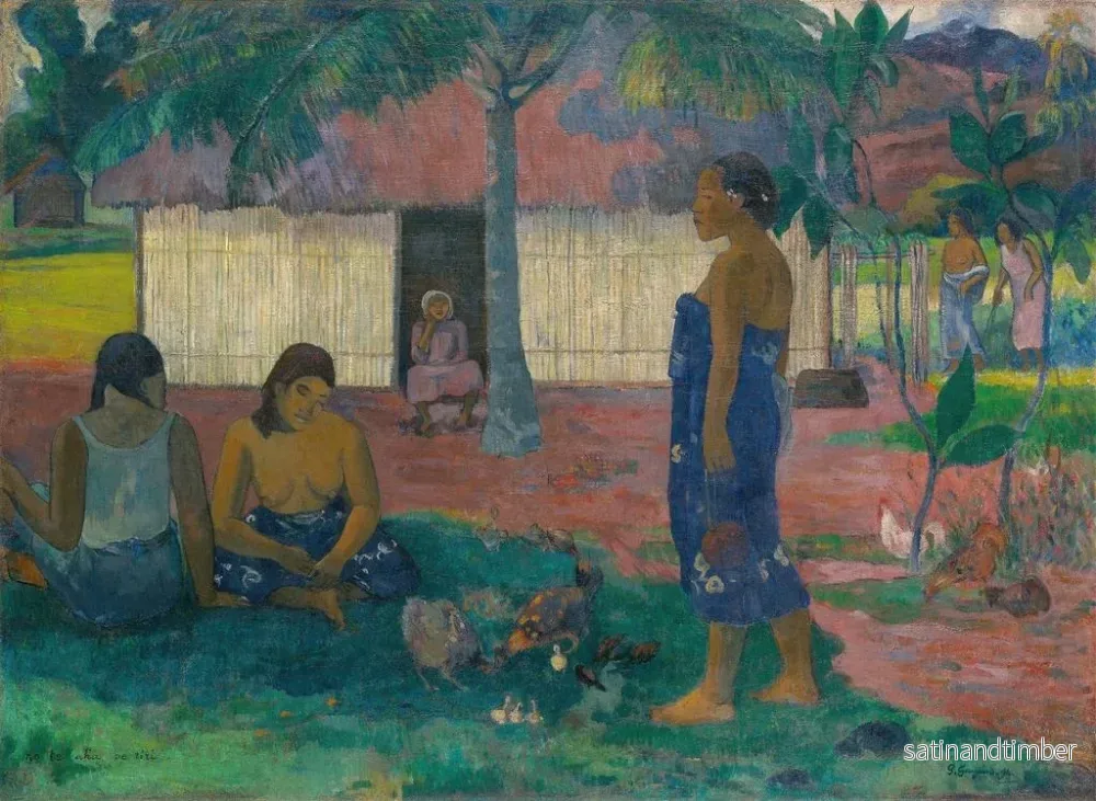 Reproduktion av målningen Varför är du arg? - Paul Gauguin - Bild 2