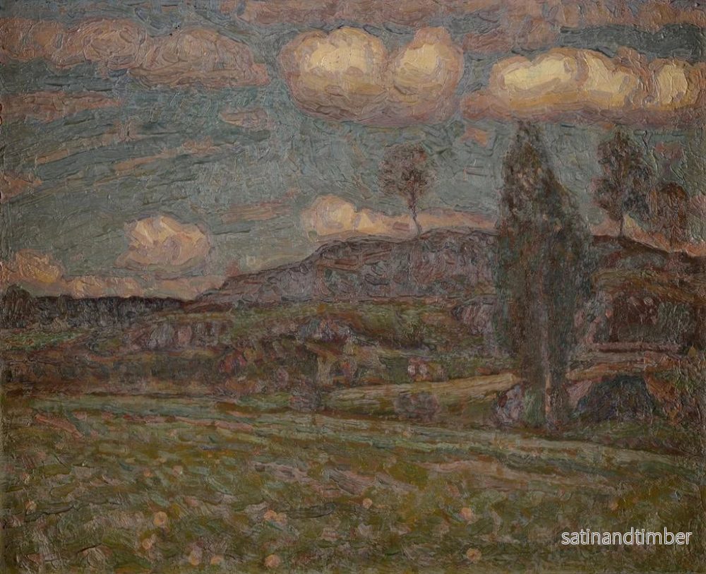 Reproduktion av målningen Sommarnu clouds - Herman Norrman - Bild 2