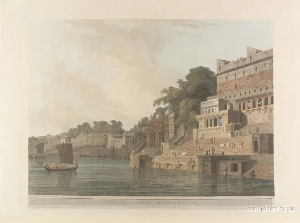 Reproduktion av målningen Scen orientalisk Pl16 - Thomas Daniell - Bild 2