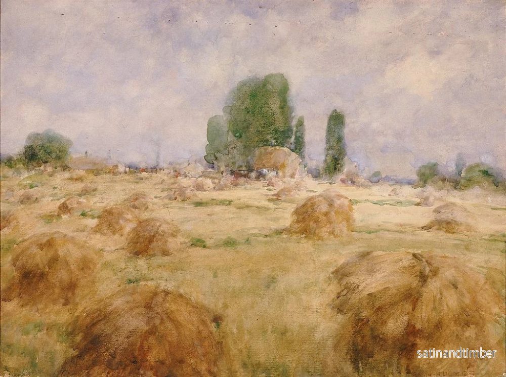 Reproduktion av målningen av vetefält - William Henry Holmes - Bild 2