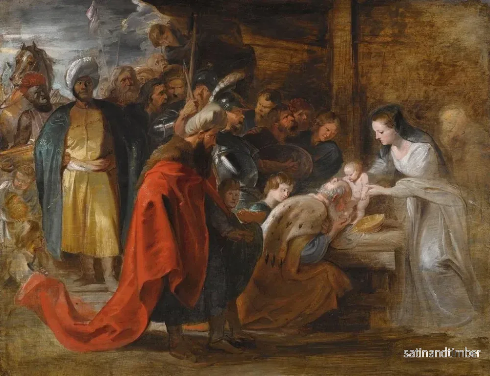 Reproduktion av målningen L'Adoration des Mages - Peter Paul Rubens - Bild 2
