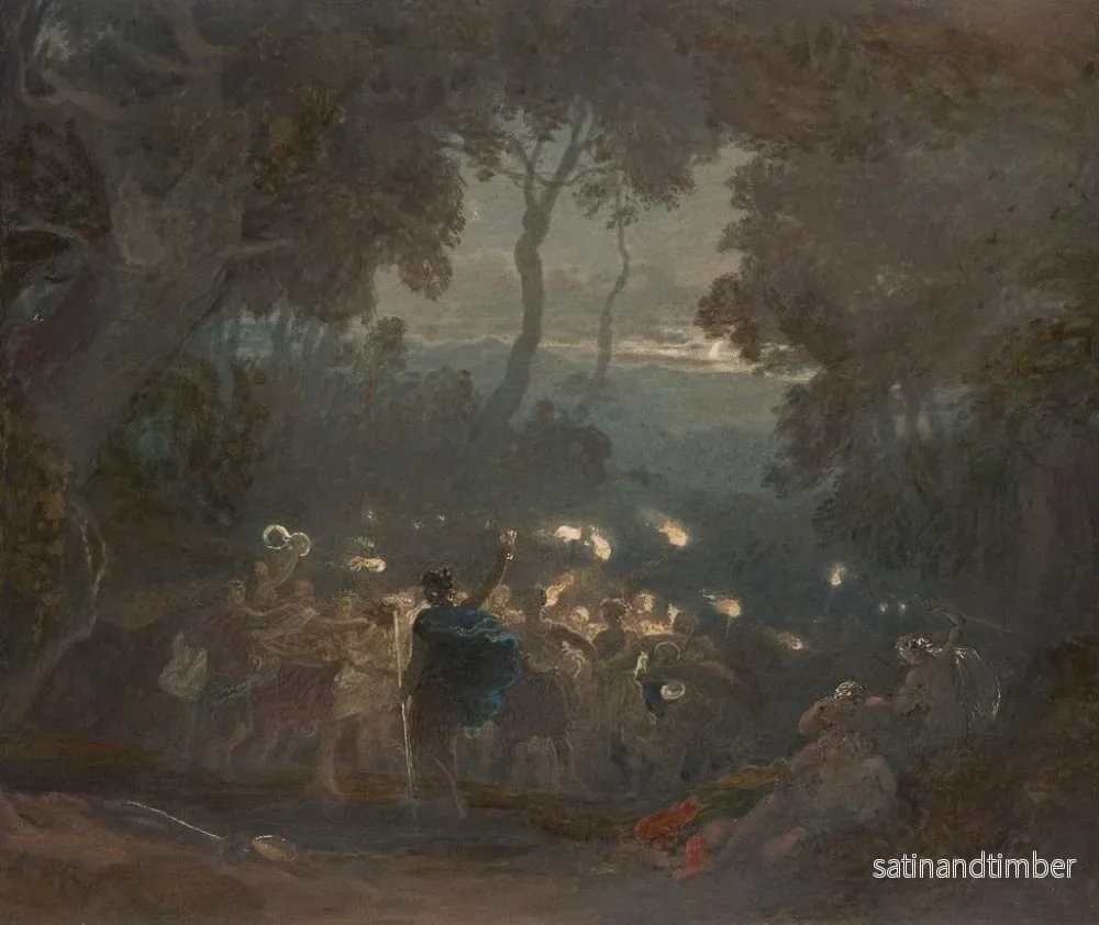 Reproduktion av målningen Le Val de Comus - Francis Oliver Finch - Bild 2