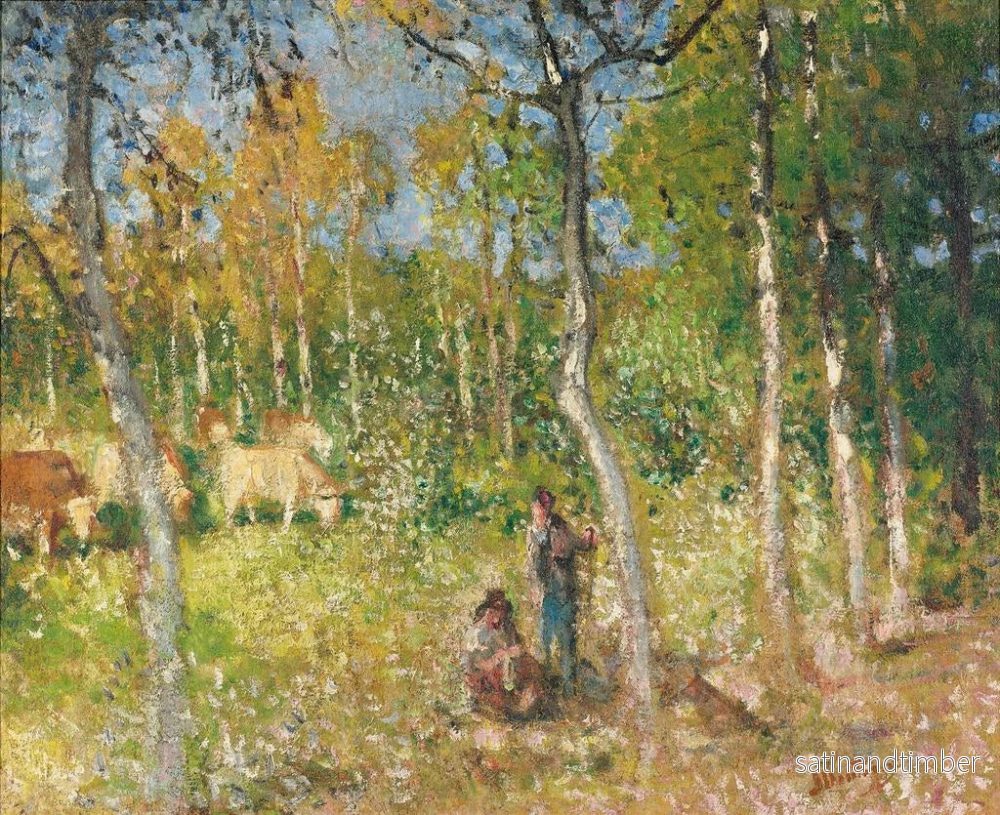 Reproduktion av målningen Landskapsscen - Pierre-Eugène Montzin - Bild 2
