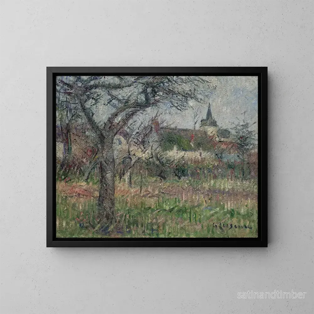 Reproduktion av målningen Le Clos de Monsieur Janson à Vaudreuil, Eure - Gustave Loiseau