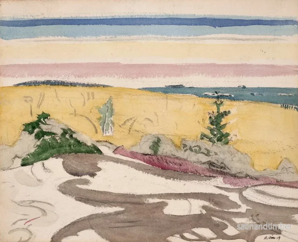 Reproduktion av målningen Petit Point Maine - John Marin - Bild 2