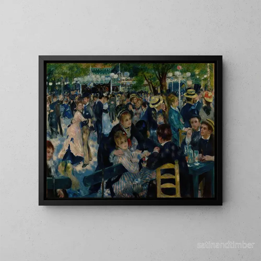 Reproduktion av målningen Dans vid Moulin de la Galette - Pierre-Auguste Renoir