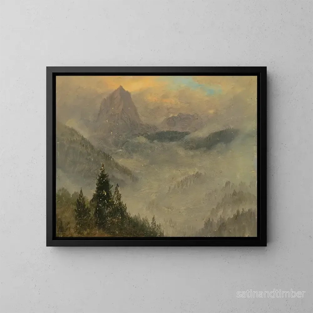 Reproduktion av målningen Le Hochkalter nära Berchtesgaden – Frederic Edwin Church Reproduktion av målningen Le Hochkalter nära Berchtesgaden – Frederic Edwin Church