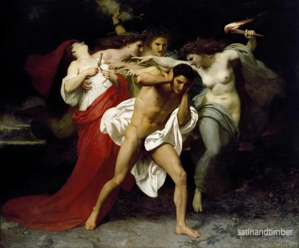 Reproduktion av målningen Oreste jagas av Furierna - William Bouguereau - Bild 2