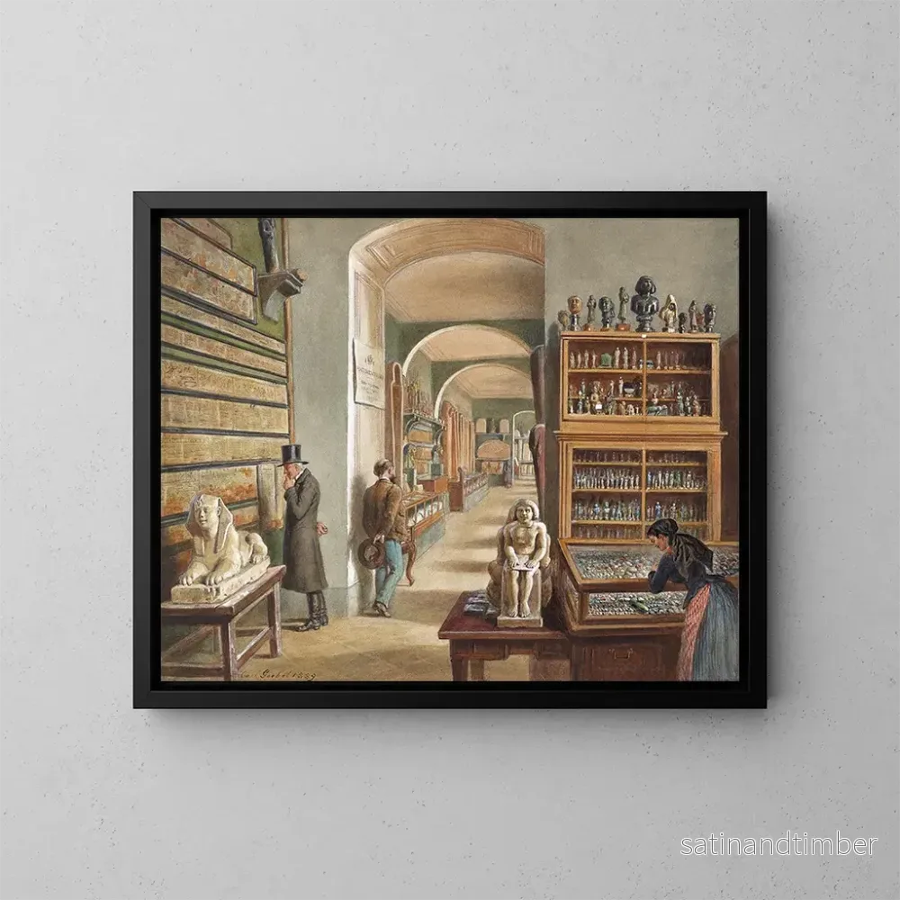 Reproduktion av målningen Le deuxième cabinet de la collection égyptienne – Carl Goebel le Jeune Reproduktion av målningen Le deuxième cabinet de la collection égyptienne – Carl Goebel le Jeune
