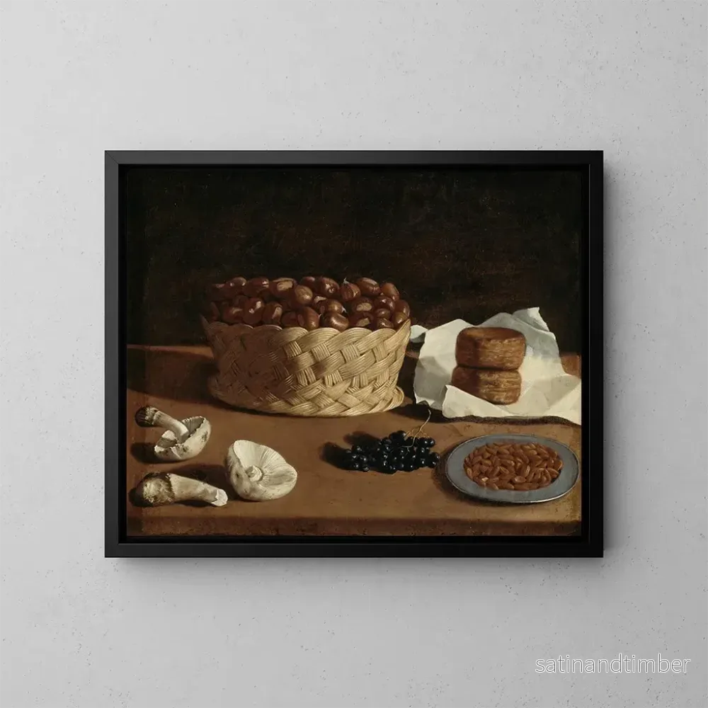 Reproduktion av målningen av köksstill life - Paolo Antonio Barbieri