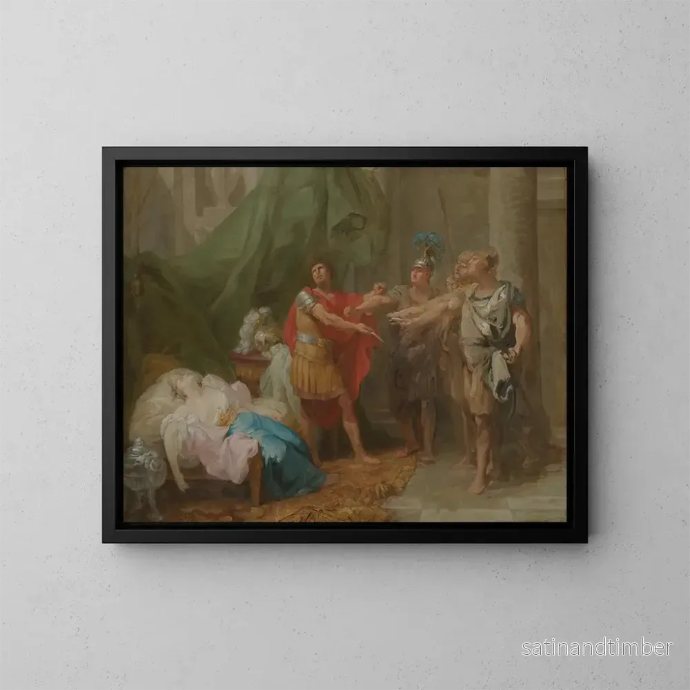 Reproduktion av målningen Le Serment de Brutus - Jacques-Antoine Beaufort