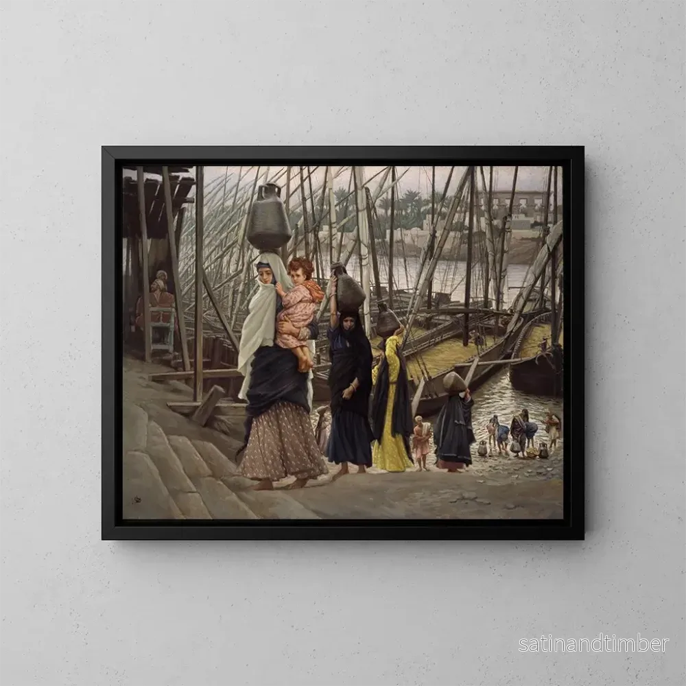 Reproduktion av målningen Le séjour en Égypte – James Tissot Reproduktion av målningen Le séjour en Égypte – James Tissot