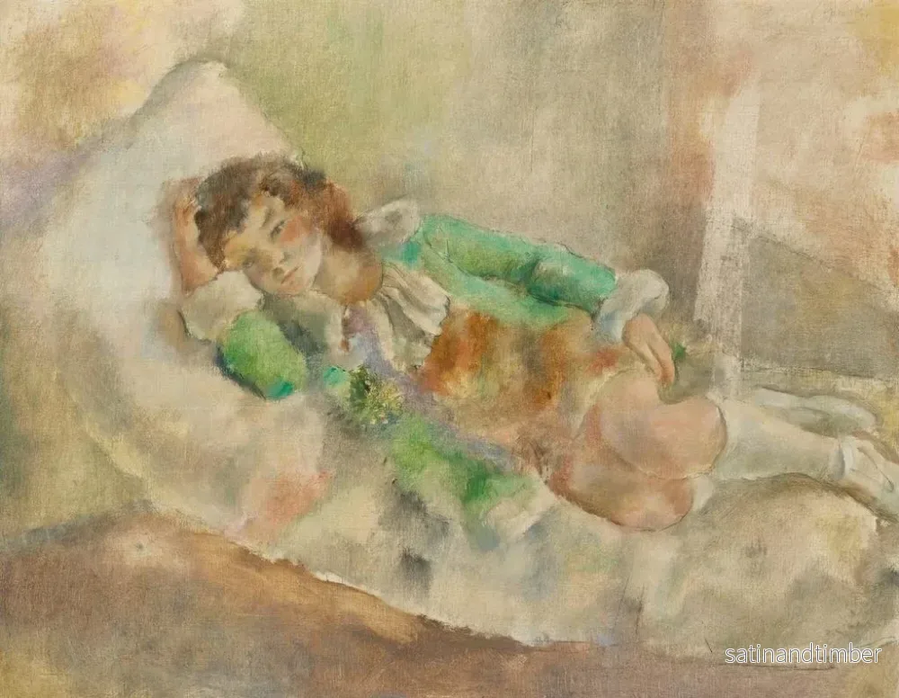 Reproduktion av målningen La Petite Actrice - Jules Pascin - Bild 2
