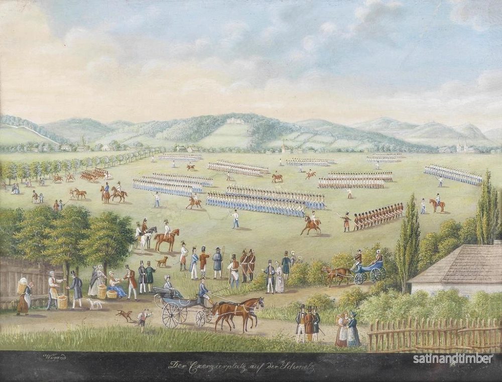 Reproduktion av målningen Place d'exercice sur la Schmelz - Balthasar Wigand - Bild 2