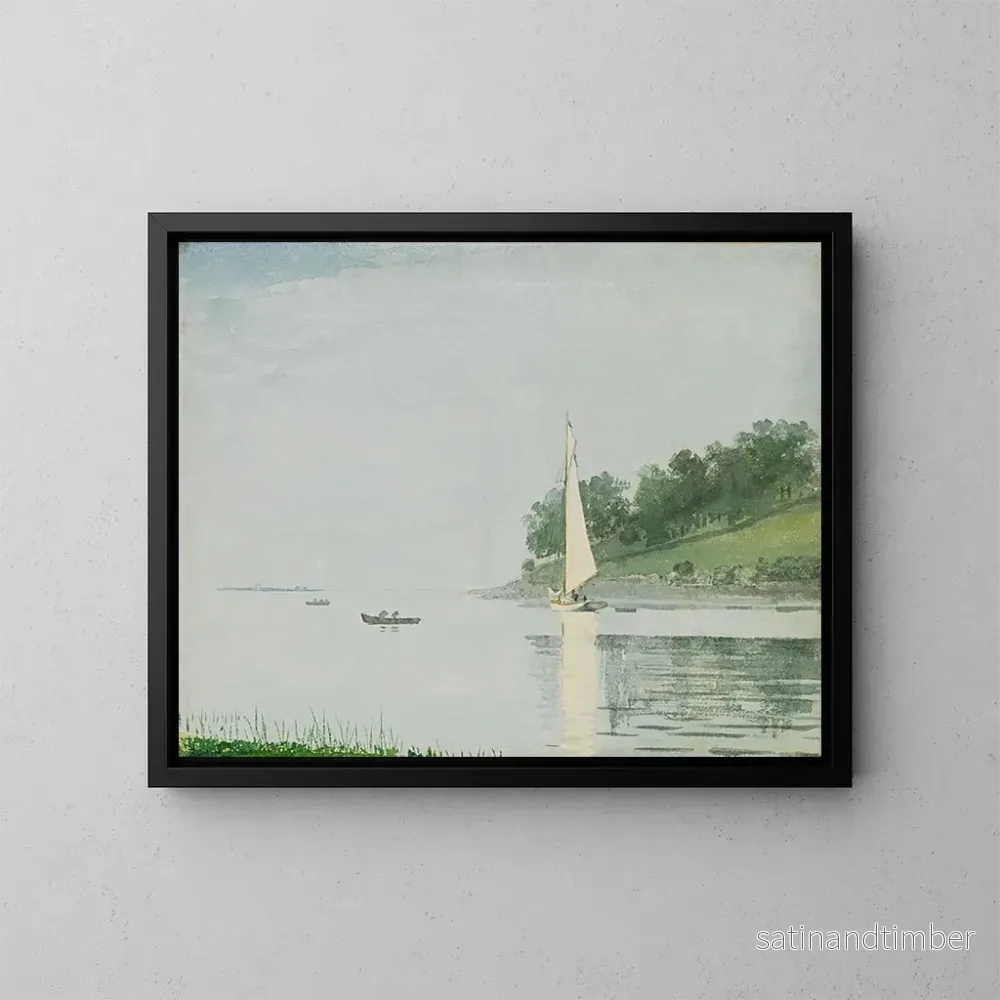 Reproduktion av målningen Yacht i en vik i Gloucester – Winslow Homer Reproduktion av målningen Yacht i en vik i Gloucester – Winslow Homer