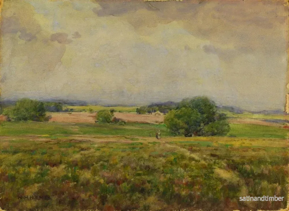 Reproduktion av målningen ovanför Marylands fält - William Henry Holmes - Bild 2