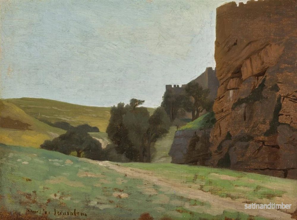 Reproduktion av målningen Les murs de Jérusalem - Jean-Léon Gérôme - Bild 2