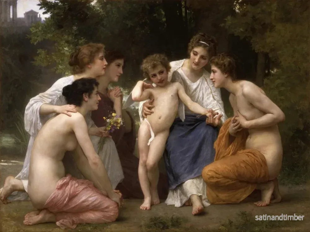 Reproduktion av målningen Beundran - William Bouguereau - Bild 2