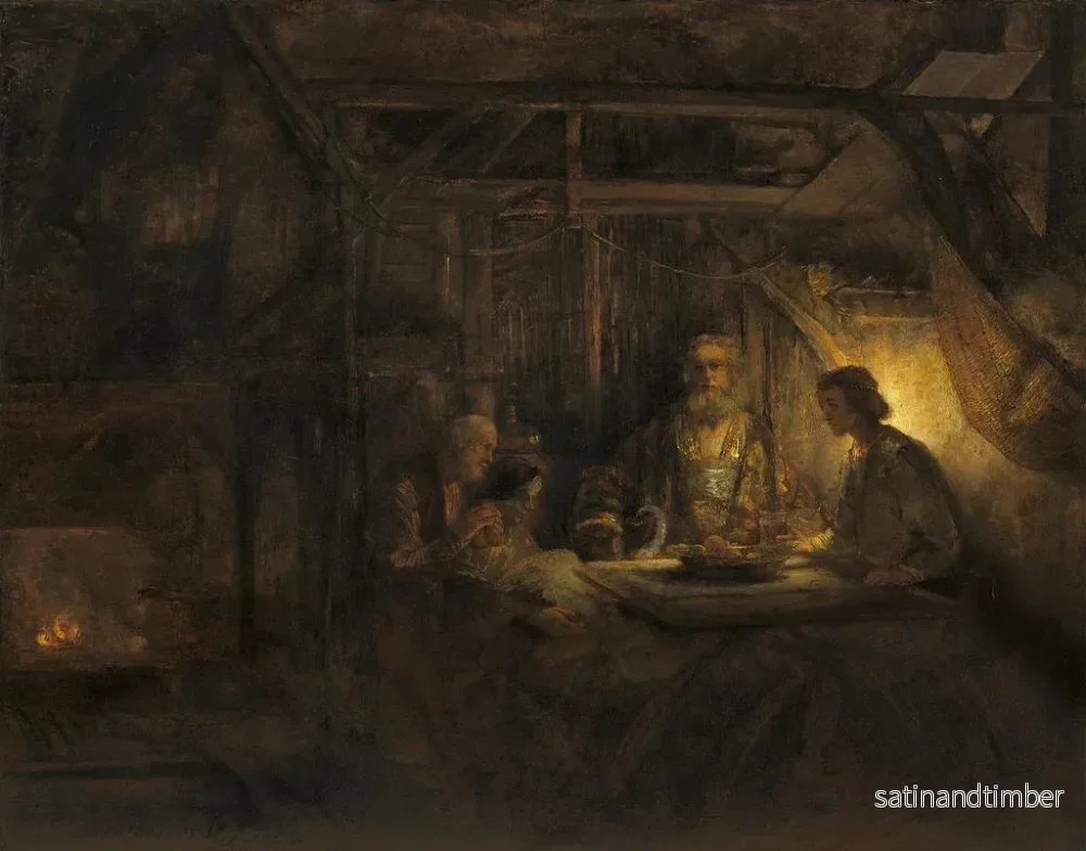 Reproduktion av målningen Phylémon och Baucis - Rembrandt van Rijn - Bild 2