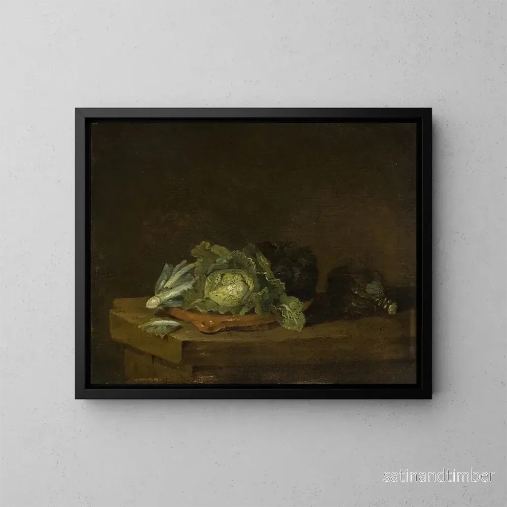 Reproduktion av målningen Choux sur une table - Willem Kalf