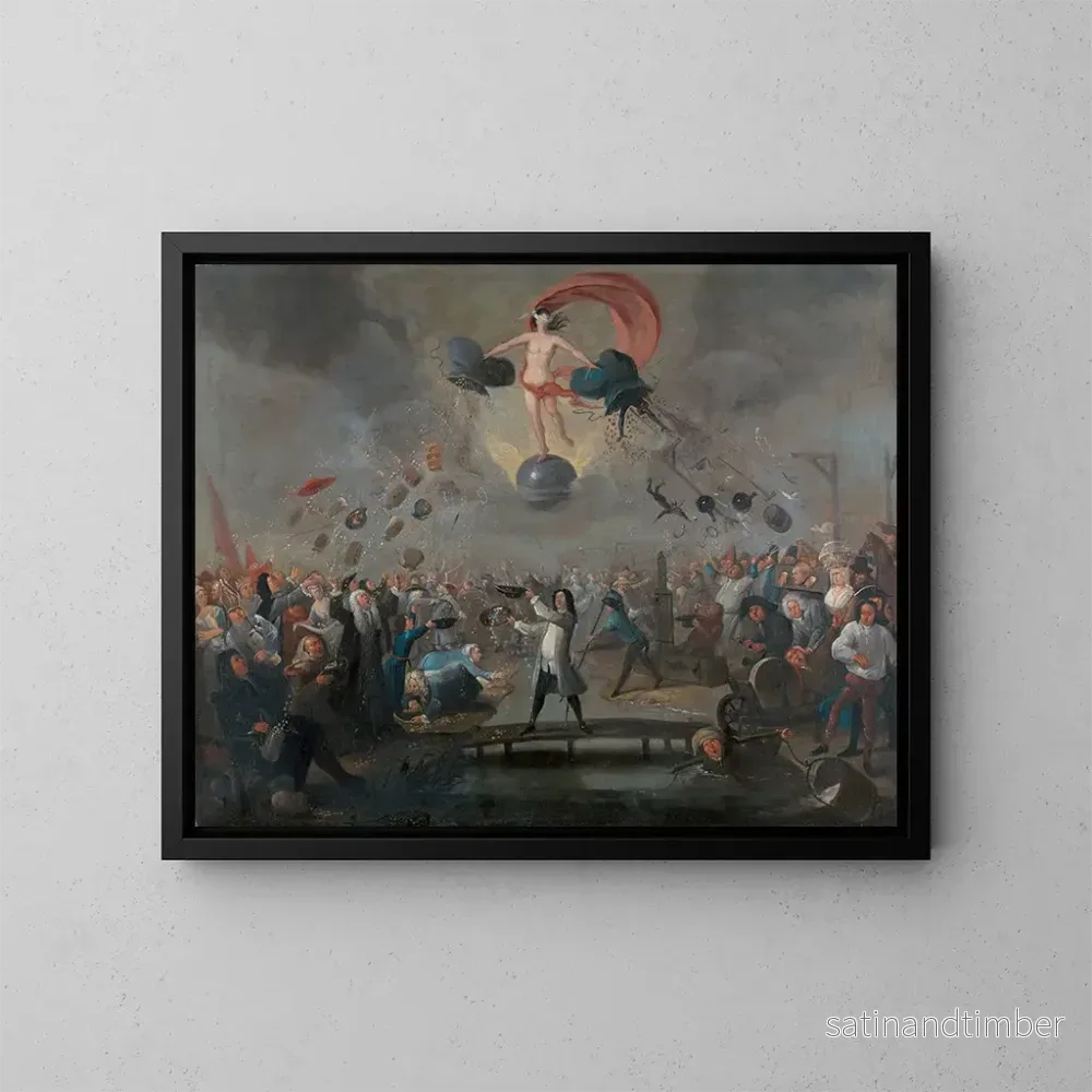 Reproduktion av målningen Allégorie de la Fortune – Balthazar Nebot Reproduktion av målningen Allégorie de la Fortune – Balthazar Nebot