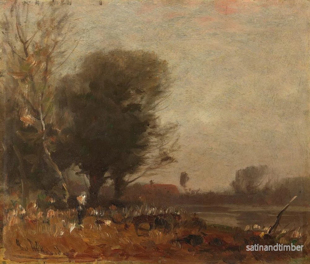Reproduktion av målningen Landskapsbild av höst - Ludwig Willroider - Bild 2