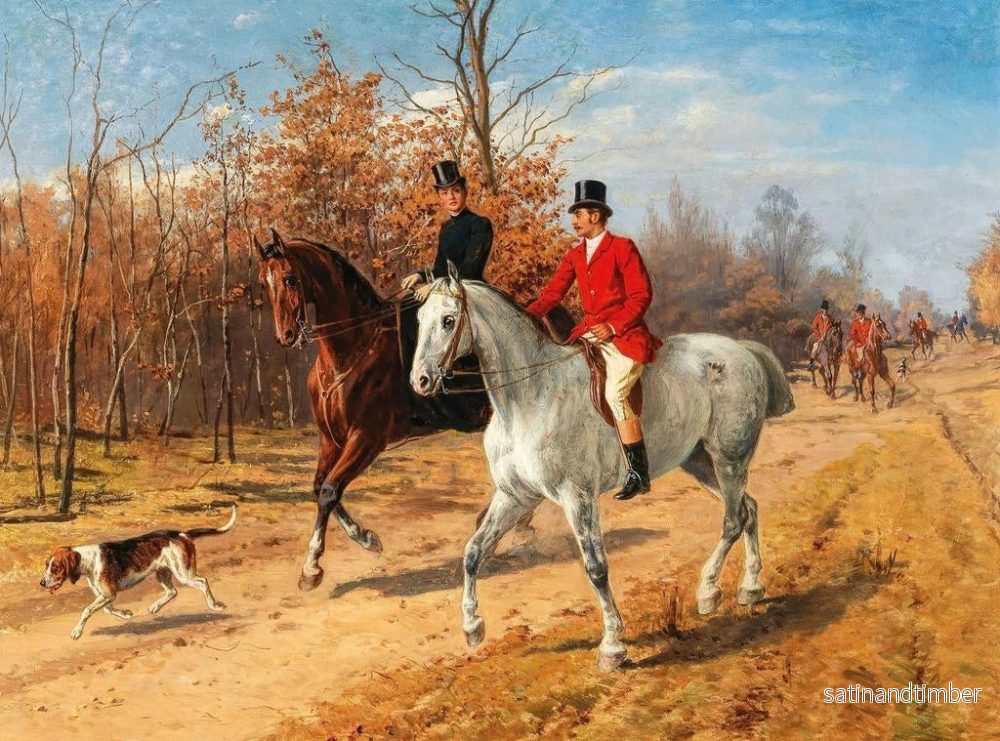 Reproduktion av målningen Jakt på spår - Julius von Blaas - Bild 2