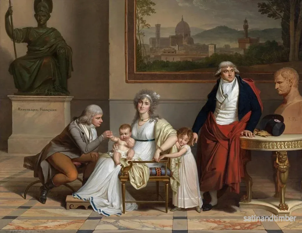 Reproduktion av målningen André-François Miot, sändebud från den franska republiken till storhertig av Toscana - Louis Gauffier - Bild 2