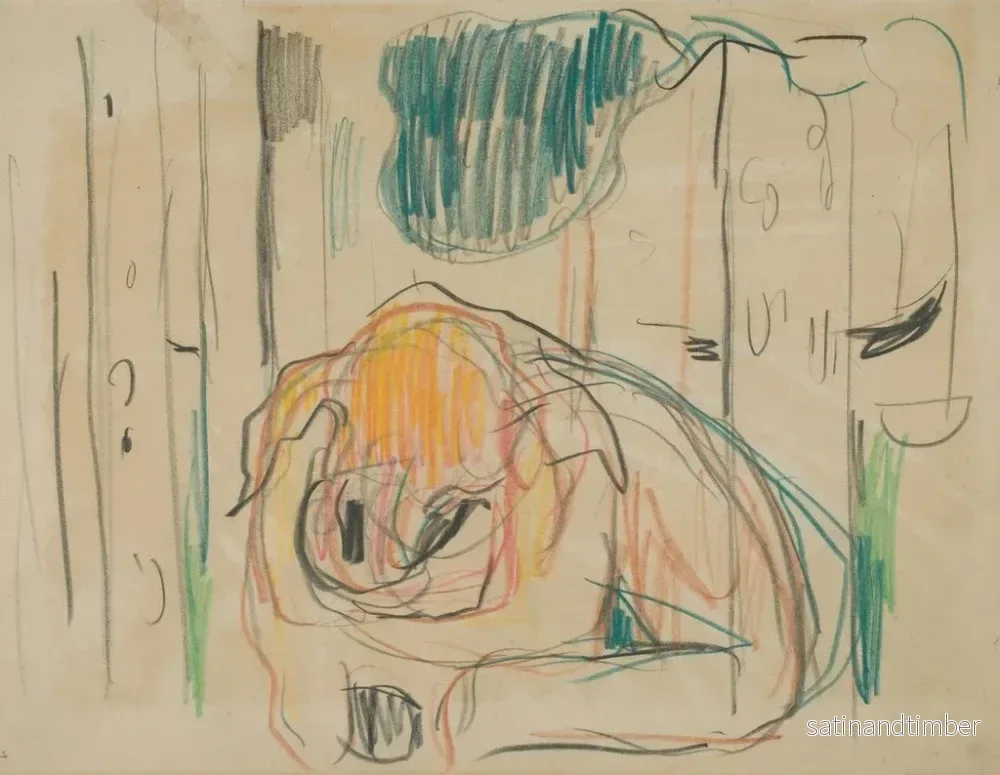Reproduktion av målningen Oskapat konsttryck 20 - Edvard Munch - Bild 2