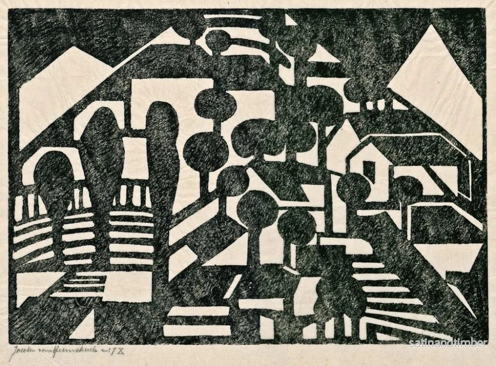 Reproduktion av målningen Composition X nr 1 - Jacoba van Heemskerck - Bild 2