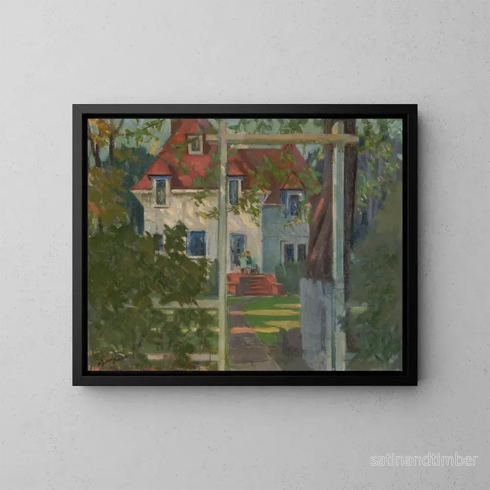 Reproduktion av målningen Studio d'art du château - James C. Kulhanek