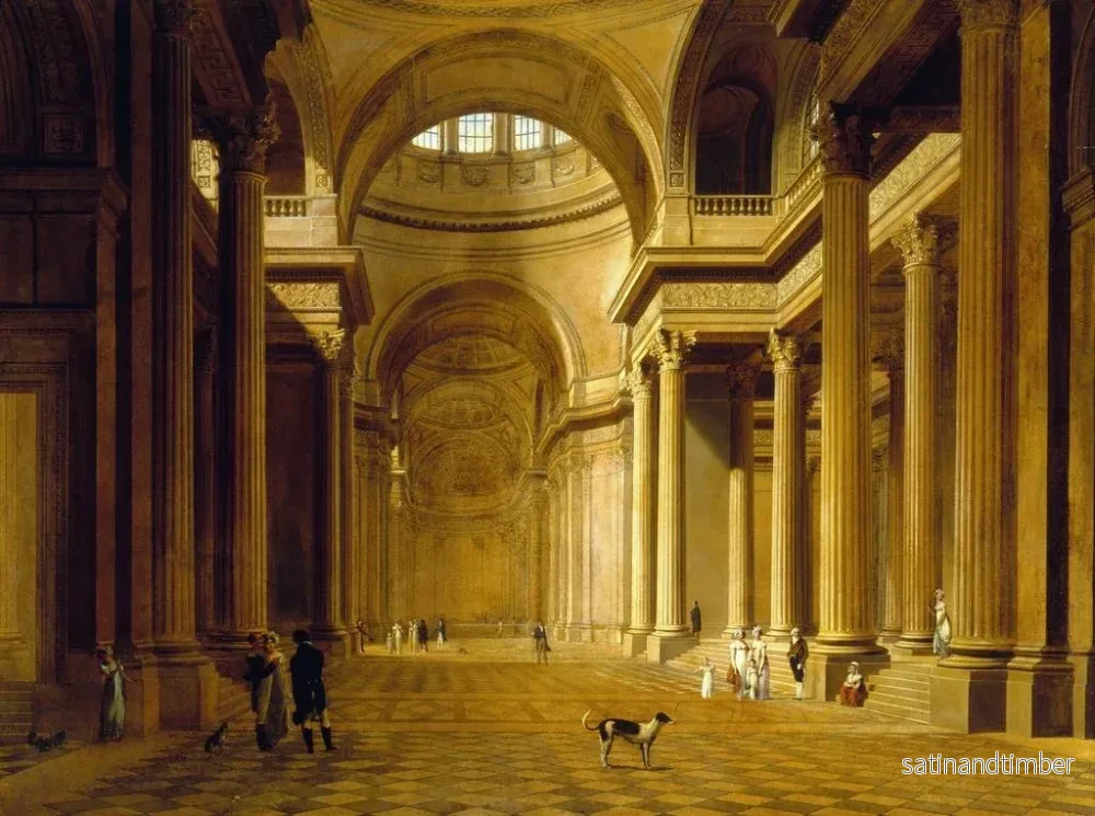 Reproduktion av målningen Vue intérieure du Panthéon - Étienne Bouhot - Bild 2