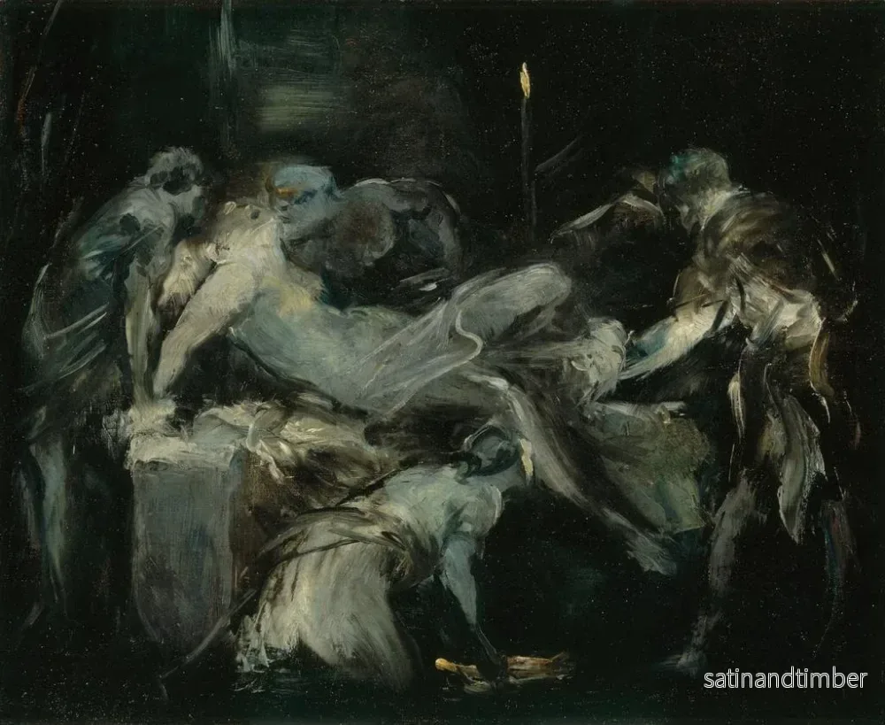 Reproduktion av målningen Scen d'accouchement - Jean-Baptiste Carpeaux - Bild 2