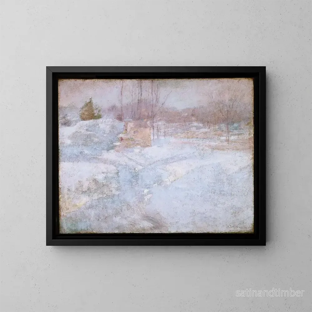 Reproduktion av målningen Vinter - John Henry Twachtman