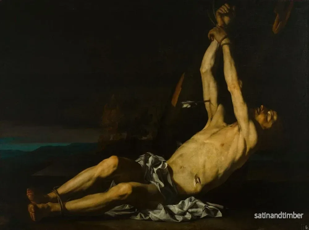 Reproduktion av målningen Martyre de saint Sébastien - Jusepe de Ribera - Bild 2