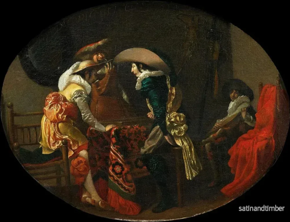 Reproduktion av målningen Les joueurs de trictrac - Willem Cornelisz Duyster - Bild 2