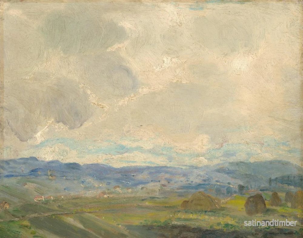 Reproduktion av målningen sommarlandskap - Gusztáv Magyar Mannheimer - Bild 2