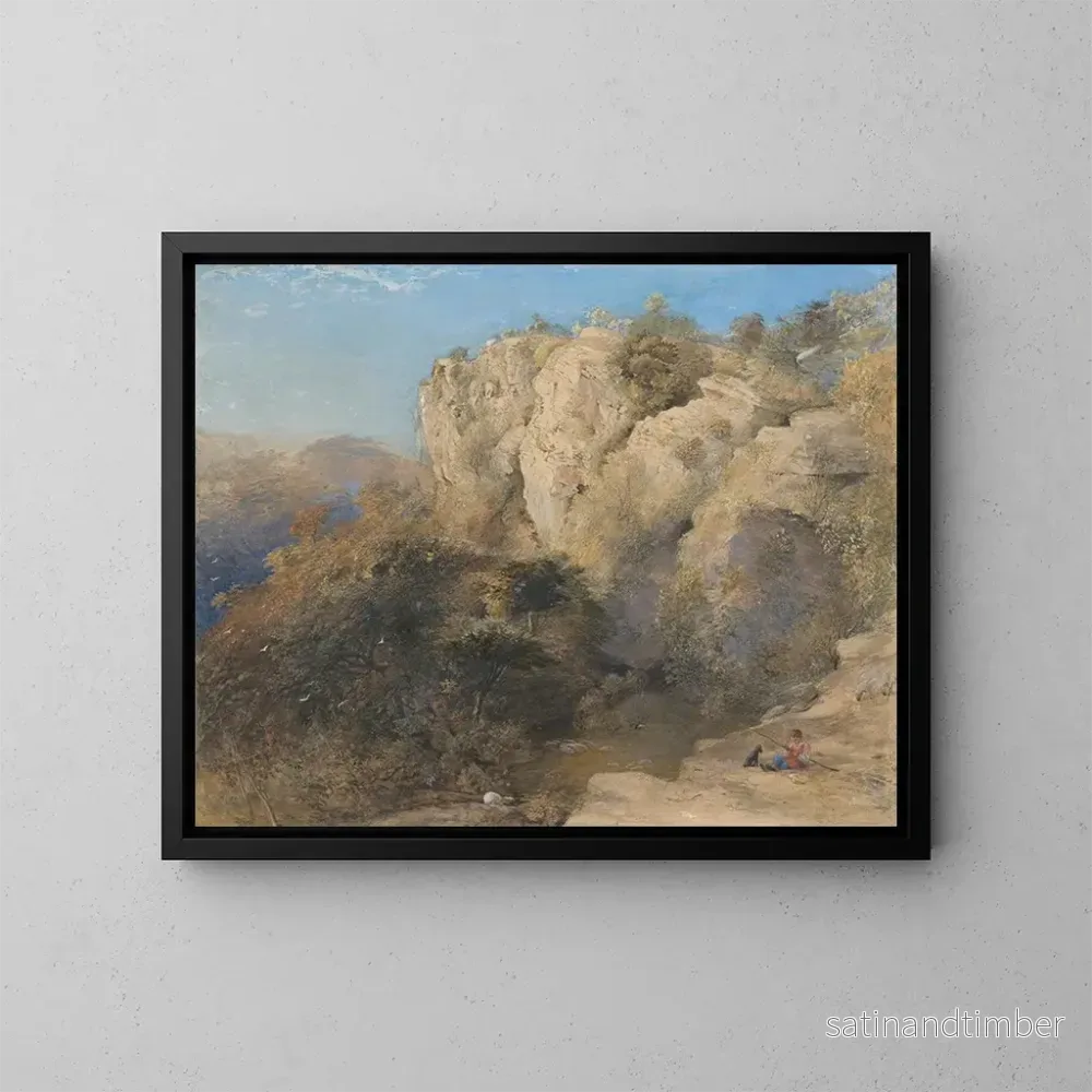 Reproduktion av målningen Landskapsberg i Wales – Samuel Palmer Reproduktion av målningen Landskapsberg i Wales – Samuel Palmer