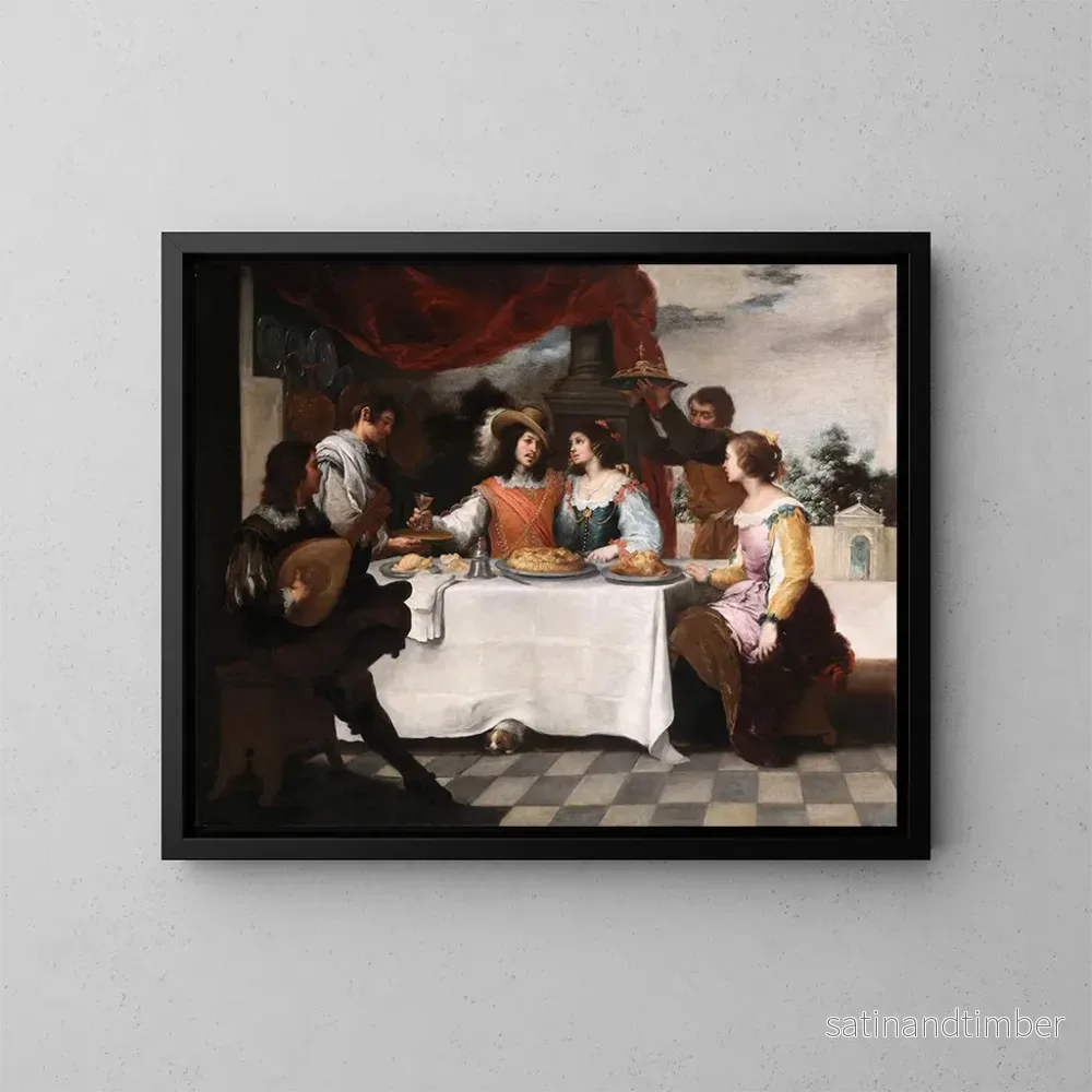 Reproduktion av målningen Den bortkomne sonen vid bordet - Bartolomé Esteban Murillo