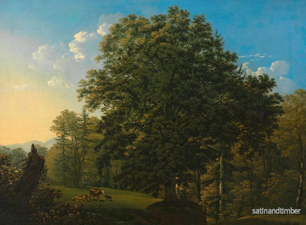 Reproduktion av målningen Landskap med Khen betande - Jakob Alt - Bild 2