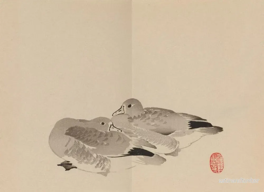Reproduktion av målningen Keinen shugajō Pl75 - Imao Keinen - Bild 2