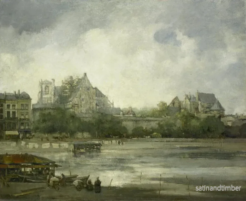 Reproduktion av målningen Vue de Nantes - Willem Leendert Bruckman - Bild 2