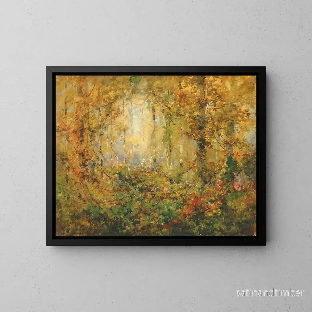 Reproduktion av målningen Enchevêtrement d'automne - William Henry Holmes