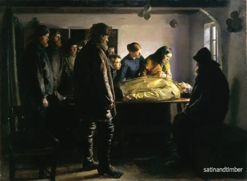 Reproduktion av målningen Le noyé - Michael Ancher - Bild 2
